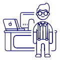 Employee Stand 1 1 illustration - Free transparent PNG, SVG. No Sign up needed.