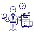 Photocopy Employee 1 illustration - Free transparent PNG, SVG. No Sign up needed.