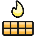 Outdoors Fire Camp Icon from Ultimate Colors Set | Free Download as SVG Vector and Transparent PNG | Streamline icons