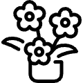 Vase Plant 1 Icon from Ultimate Light Set | Free Download as SVG Vector and Transparent PNG | Streamline icons