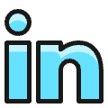 Linkedin Logo Icon from Ultimate Colors Set | Free Download as SVG Vector and Transparent PNG | Streamline icons