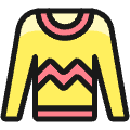 Sweater Icon from Ultimate Colors Set | Free Download as SVG Vector and Transparent PNG | Streamline icons