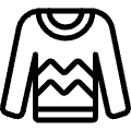 Sweater Icon from Ultimate Light Set | Free Download as SVG Vector and Transparent PNG | Streamline icons