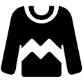 Sweater Icon from Ultimate Bold Set | Free Download as SVG Vector and Transparent PNG | Streamline icons