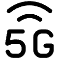 Cellular Network 5g Icon from Flex Line Set | Free Download as SVG Vector and Transparent PNG | Streamline icons