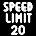 Road Sign Speed Limit 20 1 Icon from Ultimate Bold Set | Free Download as SVG Vector and Transparent PNG | Streamline icons