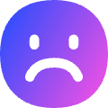 Sad Face Icon from Flex Gradient Set | Free Download as SVG Vector and Transparent PNG | Streamline icons