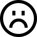 Sad Face Icon from Sharp Line Set | Free Download as SVG Vector and Transparent PNG | Streamline icons