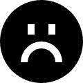 Sad Face Icon from Sharp Solid Set | Free Download as SVG Vector and Transparent PNG | Streamline icons