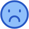 Sad Face Icon from Plump Duo Set | Free Download as SVG Vector and Transparent PNG | Streamline icons