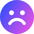 Sad Face Icon from Core Gradient Set | Free Download as SVG Vector and Transparent PNG | Streamline icons