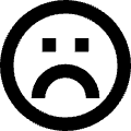 Sad Face Icon from Sharp Remix Set | Free Download as SVG Vector and Transparent PNG | Streamline icons