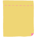 Note Pad Flip Color Borderless 9