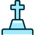 Religion Grave Icon from Ultimate Duotone Set | Free Download as SVG Vector and Transparent PNG | Streamline icons