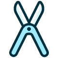 Gardening Scissors 1 Icon from Ultimate Duotone Set | Free Download as SVG Vector and Transparent PNG | Streamline icons