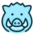 Wild Pig Icon from Ultimate Duotone Set | Free Download as SVG Vector and Transparent PNG | Streamline icons