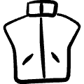 Vest 1 Icon from Freehand Set | Free Download as SVG Vector and Transparent PNG | Streamline icons