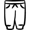 Trousers Calves 1 Icon from Freehand Set | Free Download as SVG Vector and Transparent PNG | Streamline icons