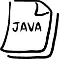 File Code Java Icon from Freehand Set | Free Download as SVG Vector and Transparent PNG | Streamline icons