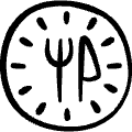 Restaurant Food Stall Operating Time 3 Icon from Freehand Set | Free Download as SVG Vector and Transparent PNG | Streamline icons