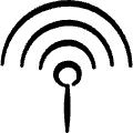 Wireless Wifi Signal Pole 1 Icon from Freehand Set | Free Download as SVG Vector and Transparent PNG | Streamline icons