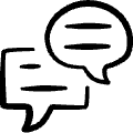 Conversation Text 2 Icon from Freehand Set | Free Download as SVG Vector and Transparent PNG | Streamline icons