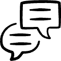 Conversation Text 3 Icon from Freehand Set | Free Download as SVG Vector and Transparent PNG | Streamline icons