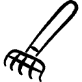 Gardening Cultivator Icon from Freehand Set | Free Download as SVG Vector and Transparent PNG | Streamline icons