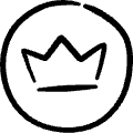 Vip Royal Crown Icon from Freehand Set | Free Download as SVG Vector and Transparent PNG | Streamline icons