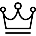 Vip Crown Queen 1 Icon from Ultimate Light Set | Free Download as SVG Vector and Transparent PNG | Streamline icons