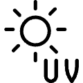 Uv Sun Icon from Ultimate Light Set | Free Download as SVG Vector and Transparent PNG | Streamline icons