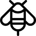 Flying Insect Bee 4 Icon from Ultimate Regular Set | Free Download as SVG Vector and Transparent PNG | Streamline icons