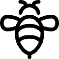 Flying Insect Bee Icon from Ultimate Regular Set | Free Download as SVG Vector and Transparent PNG | Streamline icons