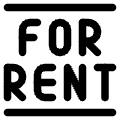 Real Estate Sign For Rent Icon from Ultimate Regular Set | Free Download as SVG Vector and Transparent PNG | Streamline icons