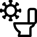 Symptoms Virus Diarrhea 1 Icon from Ultimate Regular Set | Free Download as SVG Vector and Transparent PNG | Streamline icons