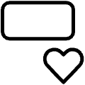 Favorite Cell Heart Icon from Ultimate Light Set | Free Download as SVG Vector and Transparent PNG | Streamline icons