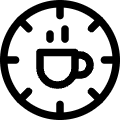 Time Coffee Time 2 Icon from Ultimate Regular Set | Free Download as SVG Vector and Transparent PNG | Streamline icons