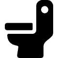 Toilet Seat Icon from Ultimate Bold Set | Free Download as SVG Vector and Transparent PNG | Streamline icons