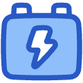 Car Battery Charging Icon from Plump Duo Set | Free Download as SVG Vector and Transparent PNG | Streamline icons