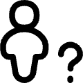 User Full Body Question Query Icon from Flex Line Set | Free Download as SVG Vector and Transparent PNG | Streamline icons