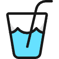 Water Straw Icon from Ultimate Colors Set | Free Download as SVG Vector and Transparent PNG | Streamline icons