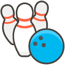 Bowling Element from Kawaii Emoji Set