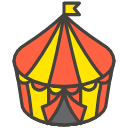 Circus Tent A Emoji from Kawaii Emoji Set