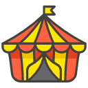 Circus Tent B Emoji from Kawaii Emoji Set