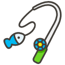 Fishing Pole Emoji from Kawaii Emoji Set