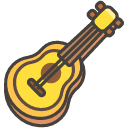 Guitar Emoji from Kawaii Emoji Set