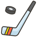 Ice Hockey Element from Kawaii Emoji Set