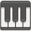 Musical Keyboard Emoji from Kawaii Emoji Set