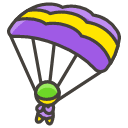 Parachute Emoji from Kawaii Emoji Set