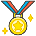 Sports Medal Element from Kawaii Emoji Set